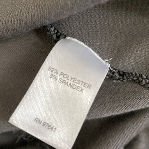 J Jill Pure Jill Velour A Line Dress V Neck Front Pockets Crushed Gray Size M - Picture 12 of 14